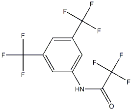 N1-[3,5-di(trifluoromethyl)phenyl]-2,2,2-trifluoroacetamide 结构式