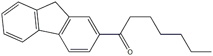 1-(9H-fluoren-2-yl)heptan-1-one 结构式