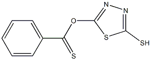 5-mercapto-1,3,4-thiadiazol-2-yl benzene-1-carbothioate 结构式