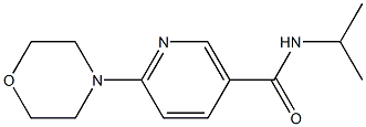 N-isopropyl-6-morpholinonicotinamide 结构式
