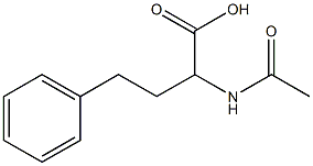 2-(acetylamino)-4-phenylbutanoic acid 结构式