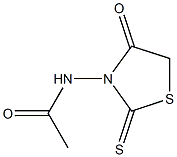 N1-(4-oxo-2-thioxo-1,3-thiazolan-3-yl)acetamide 结构式