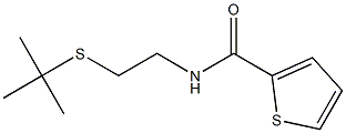 N2-[2-(tert-butylthio)ethyl]thiophene-2-carboxamide 结构式