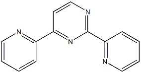 2,4-di(2-pyridinyl)pyrimidine 结构式