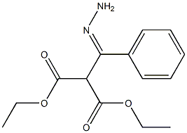diethyl 2-(2-phenylcarbohydrazonoyl)malonate 结构式