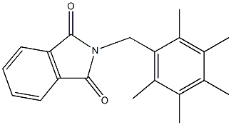 2-(2,3,4,5,6-pentamethylbenzyl)isoindoline-1,3-dione 结构式