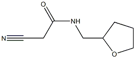 N1-tetrahydrofuran-2-ylmethyl-2-cyanoacetamide 结构式