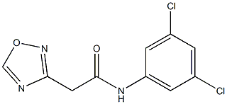 N1-(3,5-dichlorophenyl)-2-(1,2,4-oxadiazol-3-yl)acetamide 结构式