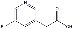 2-(5-bromo-3-pyridyl)acetic acid 结构式