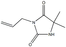 3-allyl-5,5-dimethylimidazolidine-2,4-dione 结构式