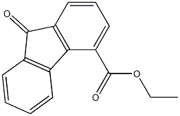 ethyl 9-oxo-9H-fluorene-4-carboxylate 结构式