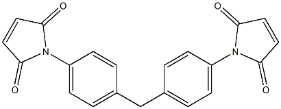 1-{4-[4-(2,5-dioxo-2,5-dihydro-1H-pyrrol-1-yl)benzyl]phenyl}-2,5-dihydro-1H-pyrrole-2,5-dione 结构式