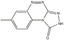 7-methyl-1,2-dihydrobenzo[e][1,2,4]triazolo[3,4-c][1,2,4]triazin-1-one 结构式