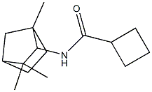 N1-(1,3,3-trimethylbicyclo[2.2.1]hept-2-yl)cyclobutane-1-carboxamide 结构式