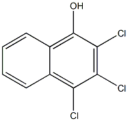 2,3,4-trichloro-1-naphthol 结构式