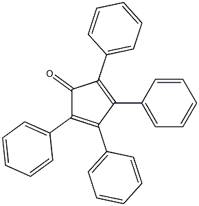 2,3,4,5-四苯基-2,4-环戊二烯-1-酮 结构式