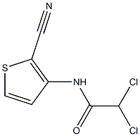N1-(2-cyano-3-thienyl)-2,2-dichloroacetamide 结构式