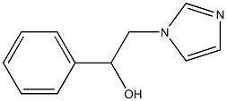 2-(1H-imidazol-1-yl)-1-phenylethan-1-ol 结构式