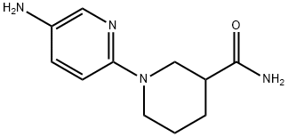 1-(5-aminopyridin-2-yl)piperidine-3-carboxamide 结构式