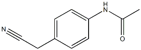 N1-[4-(cyanomethyl)phenyl]acetamide 结构式