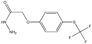 2-{4-[(trifluoromethyl)thio]phenoxy}ethanohydrazide 结构式