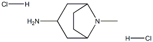 8-methyl-8-azabicyclo[3.2.1]oct-3-ylamine dihydrochloride 结构式