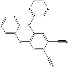 4,5-di(3-pyridyloxy)phthalonitrile 结构式