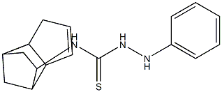 N1-tricyclo[5.2.1.0~2,6~]dec-4-en-8-yl-2-phenylhydrazine-1-carbothioamide 结构式