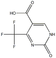 2-oxo-4-(trifluoromethyl)-1,2-dihydropyrimidine-5-carboxylic acid 结构式