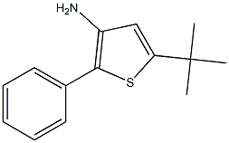 3-Amino-5-tert-butyl-2-phenylthiophene, tech. 结构式