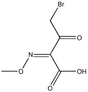 (Z)-4-bromo-2-(methoxyimino)-3-oxobutanoic acid 结构式