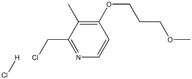 (3-METHOXY PROPOXY)-3-METHYL-2-CHLOROMETHYL PYRIDINE HCL 结构式