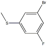 (3-bromo-5-fluorophenyl)(methyl)sulfane 结构式