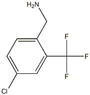 (4-chloro-2-(trifluoromethyl)phenyl)methanamine 结构式