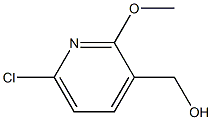 (6-chloro-2-methoxypyridin-3-yl)methanol 结构式