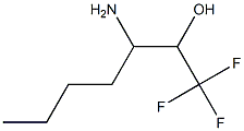 3-amino-1,1,1-trifluoroheptan-2-ol 结构式