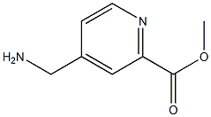 4-Aminomethyl-pyridine-2-carboxylic acid methyl ester 结构式