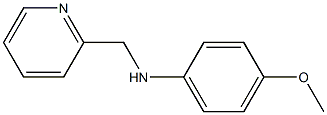4-methoxy-N-((pyridin-2-yl)methyl)benzenamine 结构式