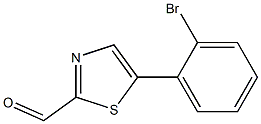 5-(2-bromophenyl)thiazole-2-carbaldehyde 结构式