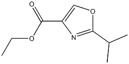 ethyl 2-isopropyloxazole-4-carboxylate 结构式