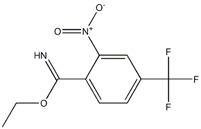 ethyl 4-(trifluoromethyl)-2-nitrobenzoimidate 结构式