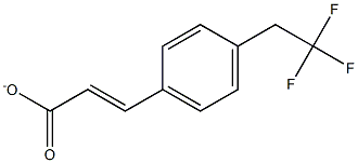 P-(Trifluoromethyl)methyl cinnamate 结构式