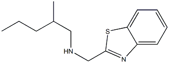 (1,3-benzothiazol-2-ylmethyl)(2-methylpentyl)amine 结构式