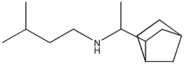 (1-{bicyclo[2.2.1]heptan-2-yl}ethyl)(3-methylbutyl)amine 结构式