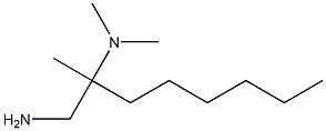 (1-amino-2-methyloctan-2-yl)dimethylamine 结构式