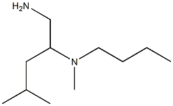 (1-amino-4-methylpentan-2-yl)(butyl)methylamine 结构式