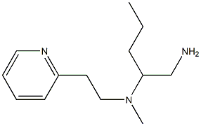 (1-aminopentan-2-yl)(methyl)[2-(pyridin-2-yl)ethyl]amine 结构式