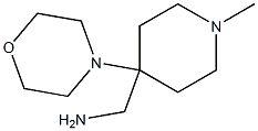 (1-methyl-4-morpholin-4-ylpiperidin-4-yl)methylamine 结构式