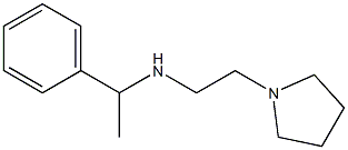 (1-phenylethyl)[2-(pyrrolidin-1-yl)ethyl]amine 结构式