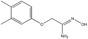 (1Z)-2-(3,4-dimethylphenoxy)-N'-hydroxyethanimidamide 结构式